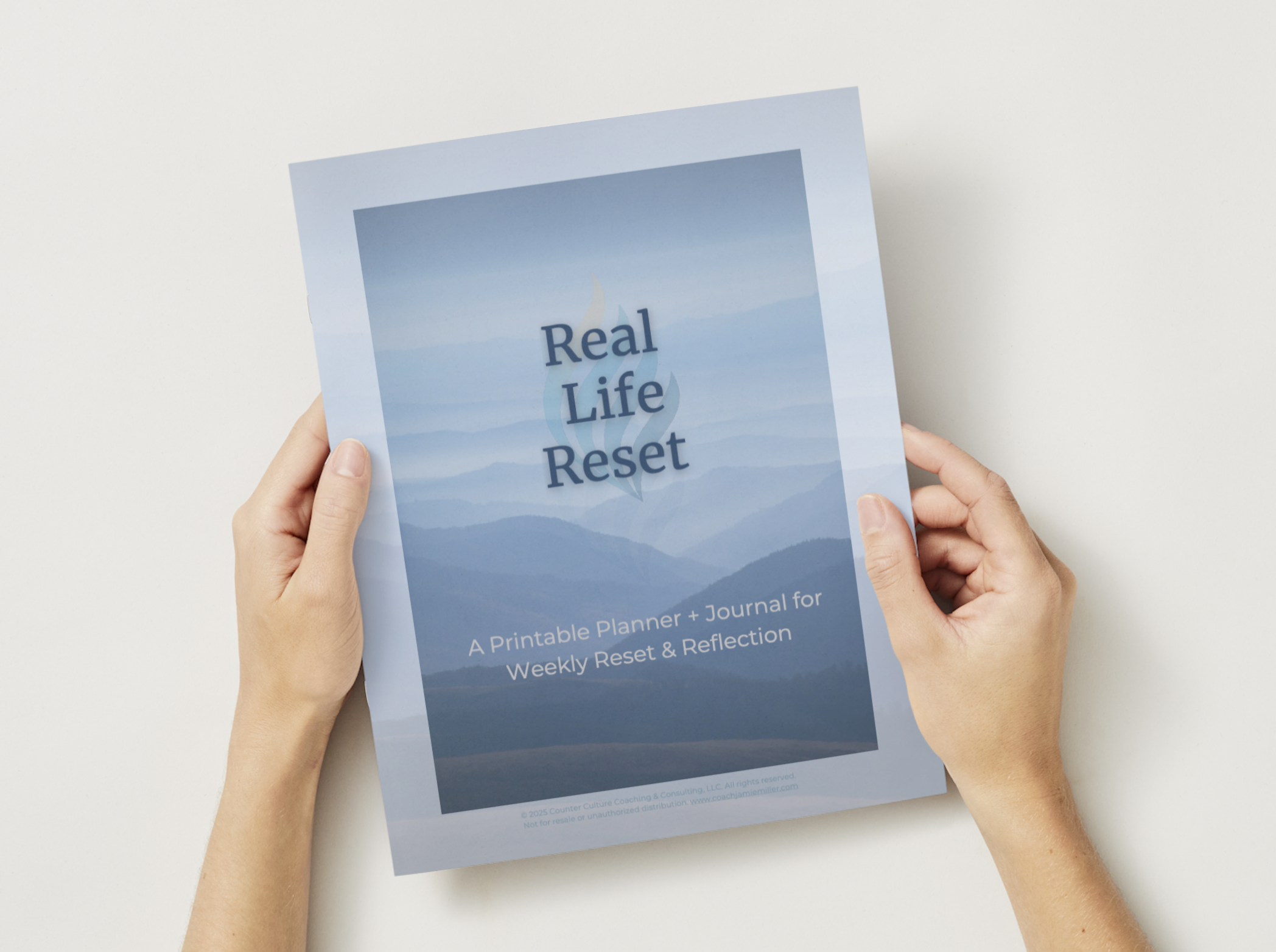 The Real Life Reset: A Weekly Planner + Journal for Real People with Real Lives
